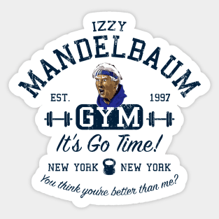 Izzy Mandelbaum Gym Lts Sticker